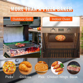 Pizza Steel Plate 20 x 14 x 38 in Pre Seasoned Carbon Steel Pizza Baking Stone Heavy Duty Rustproof Pizza Pan for Oven and Grill